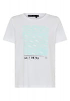 Shirt mit Print und Pailletten