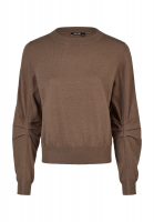 Sweater with pleated details