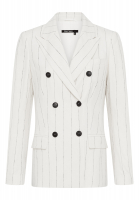 Taillierter Blazer mit Streifenmuster