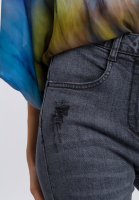 Push-up-Jeans mit Destroy-Details