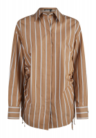 Oversized shirt with ruffle detail