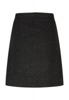 Glitter jersey skirt with side pockets