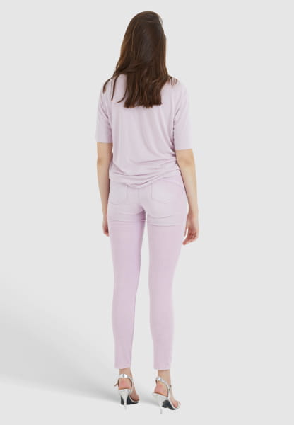 5-pocket jeans with zipper detail