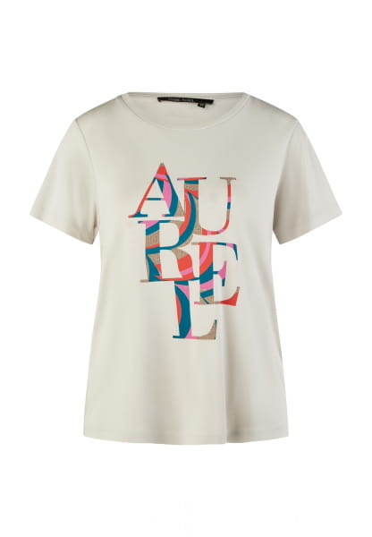 T-shirt with AUREL print