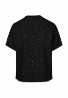 Sweater with rhinestones