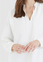 Blouse made from matte comfort satin