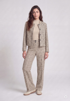 Jacke mit Strickkragen