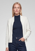 Strickjacke aus Bouclégarn