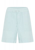 Linen shorts with drawstring