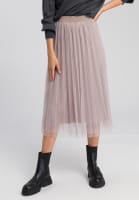 Tulle skirt pleated look