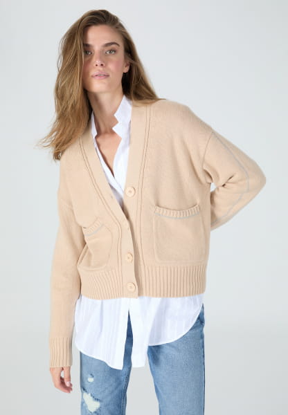 Cashmere mix cardigan