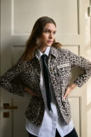 Fieldjacket mit Leoprint
