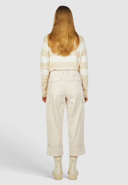 Shortened cargo pants in a sustainable lyocell blend