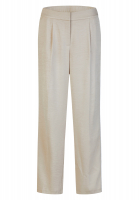 Bundfaltenhose mit Seitenstreifen