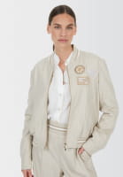 Bomberjacke mit Nadelstreifen