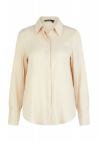 Blouse with concealed button placket