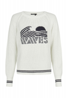 Pullover mit Wave-Intarsie