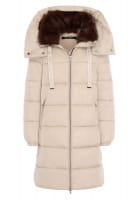 Puffer coat with hood