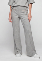 Wool-look wide-leg pants