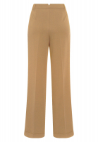 Bundfaltenhose aus elatischem Twill