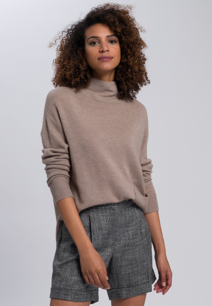 Oversize jumper made from wool and cashmere