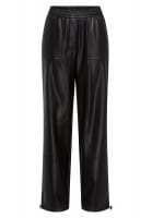 Kunstleder-Hose im Workwear-Look