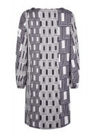 Dress with art deco print