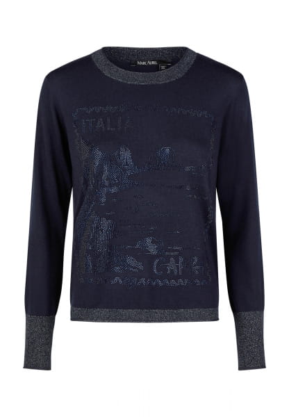 Pullover mit Strassmotiv