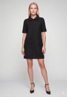 Sheath dress with collar