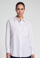 Oversized Shirt with Decorative Edging