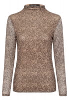 Shirt mit Minimal Leo-Print