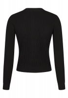 Cardigan with patch pockets