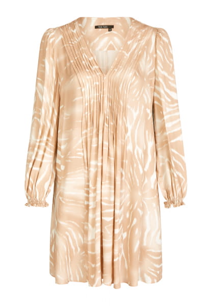 Kleid mit tonalem Animalprint