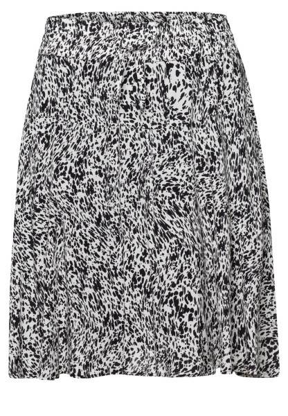 Skirt with detailed minimal print