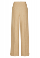 Bundfaltenhose mit Aufschlag