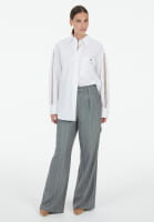 Shirt with decorative ribbon