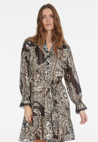 Kleid im Blow-Up Paisley Print