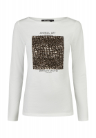 Soft Touch Shirt mit Reptiliendruck