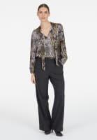 Bluse mit Snake Print