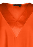 Top mit Satin-Details