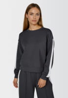 Sweatshirt with contrasting stripes