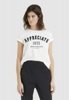 Organic Cotton Shirt mit College-Print