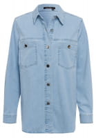 Denim shirt in tencel blend