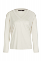 Long-sleeved shirt with V-neck