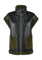 Faux Fur Wende-Lederweste