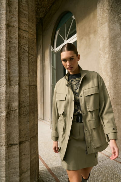 Jacke aus elastischem Tencel