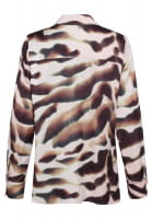 Bluse mit abtraktem Animalprint
