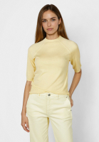 Turtleneck sweater with visible seams