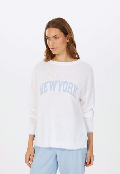 Sweater with NEW YORK lettering