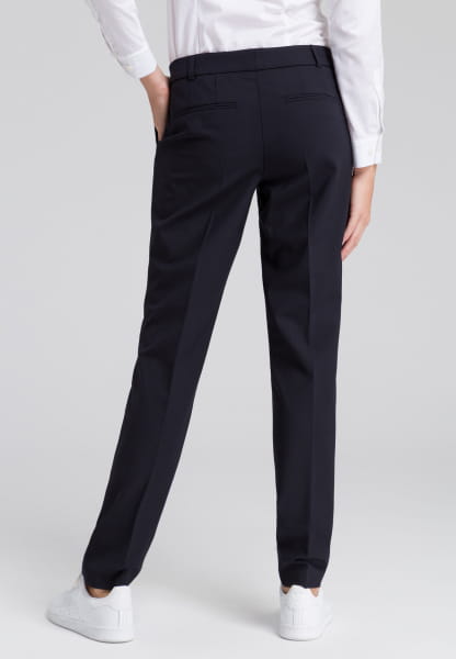 Pleat-front trousers with new wool